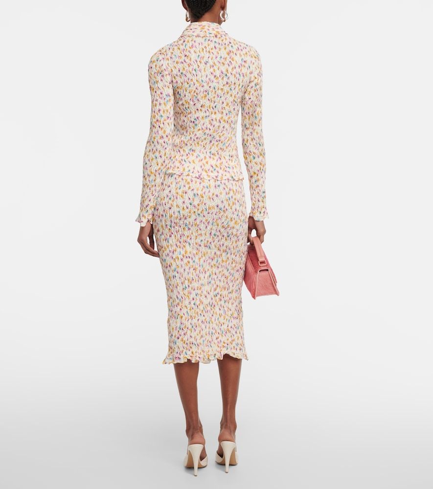 Top plisado floral - Dorothee Schumacher - Modalova