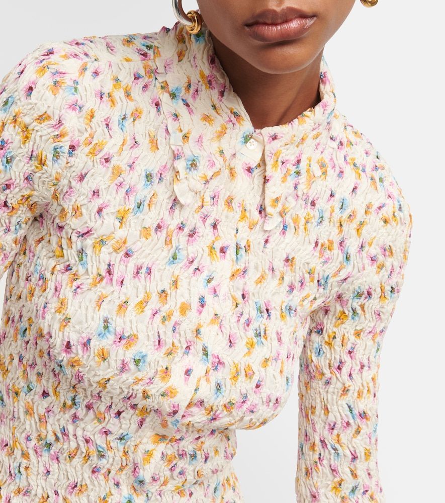 Top plisado floral - Dorothee Schumacher - Modalova