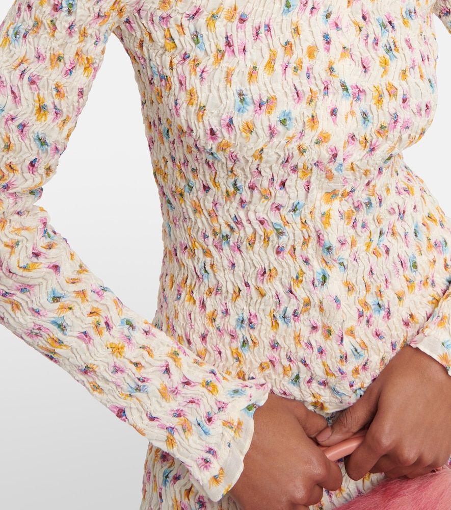 Top plisado floral - Dorothee Schumacher - Modalova