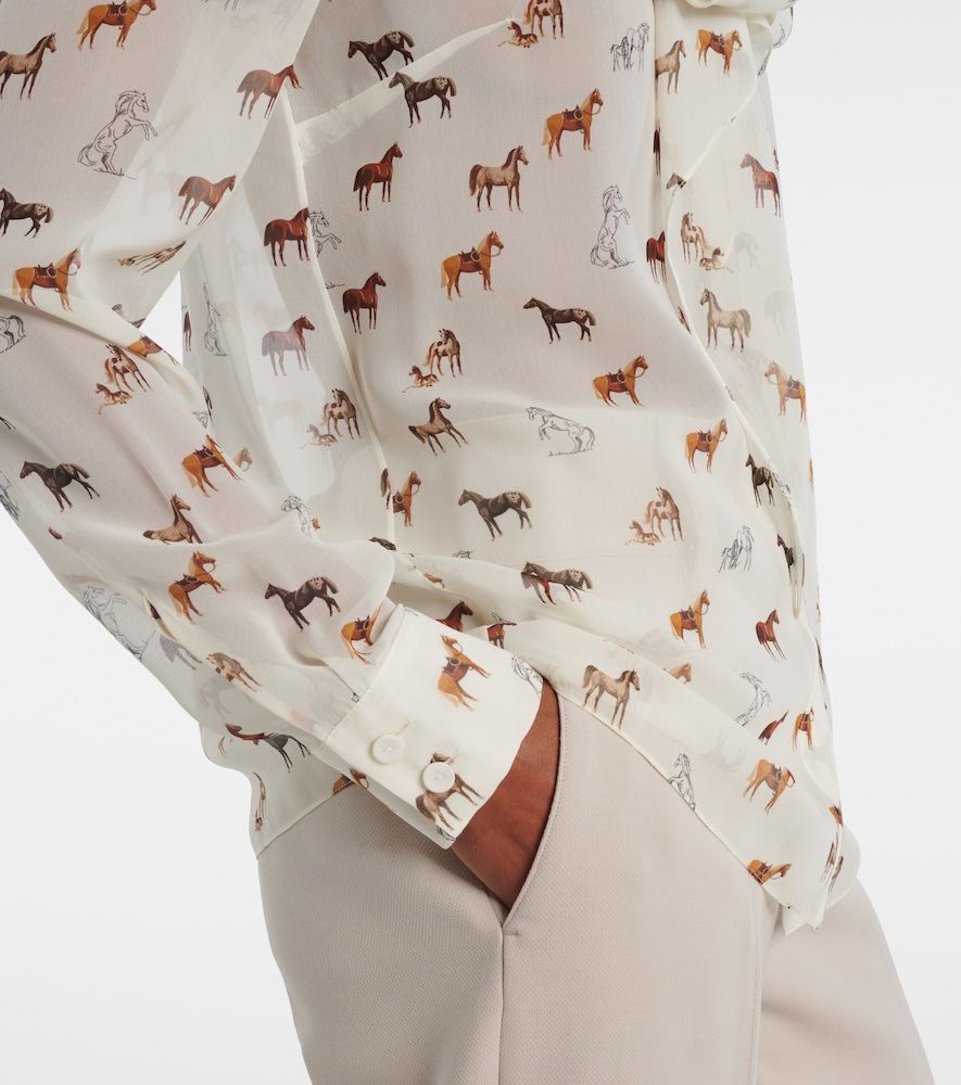 Shildon tie-neck silk blouse - Gabriela Hearst - Modalova