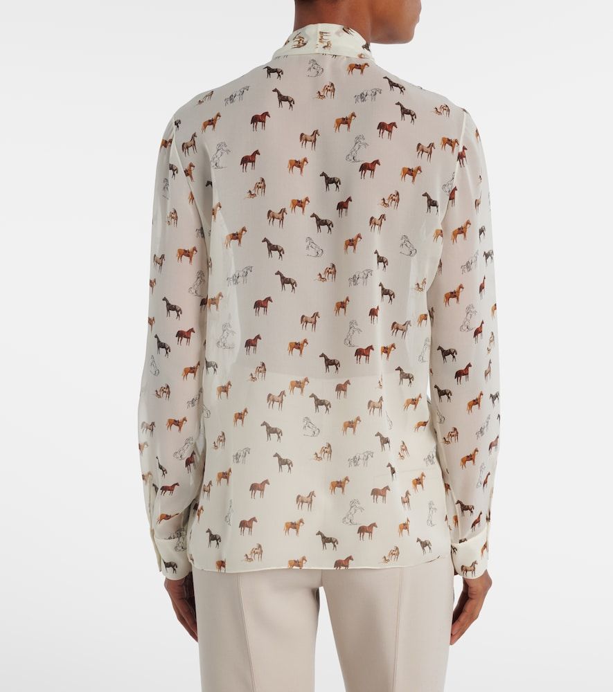 Shildon tie-neck silk blouse - Gabriela Hearst - Modalova
