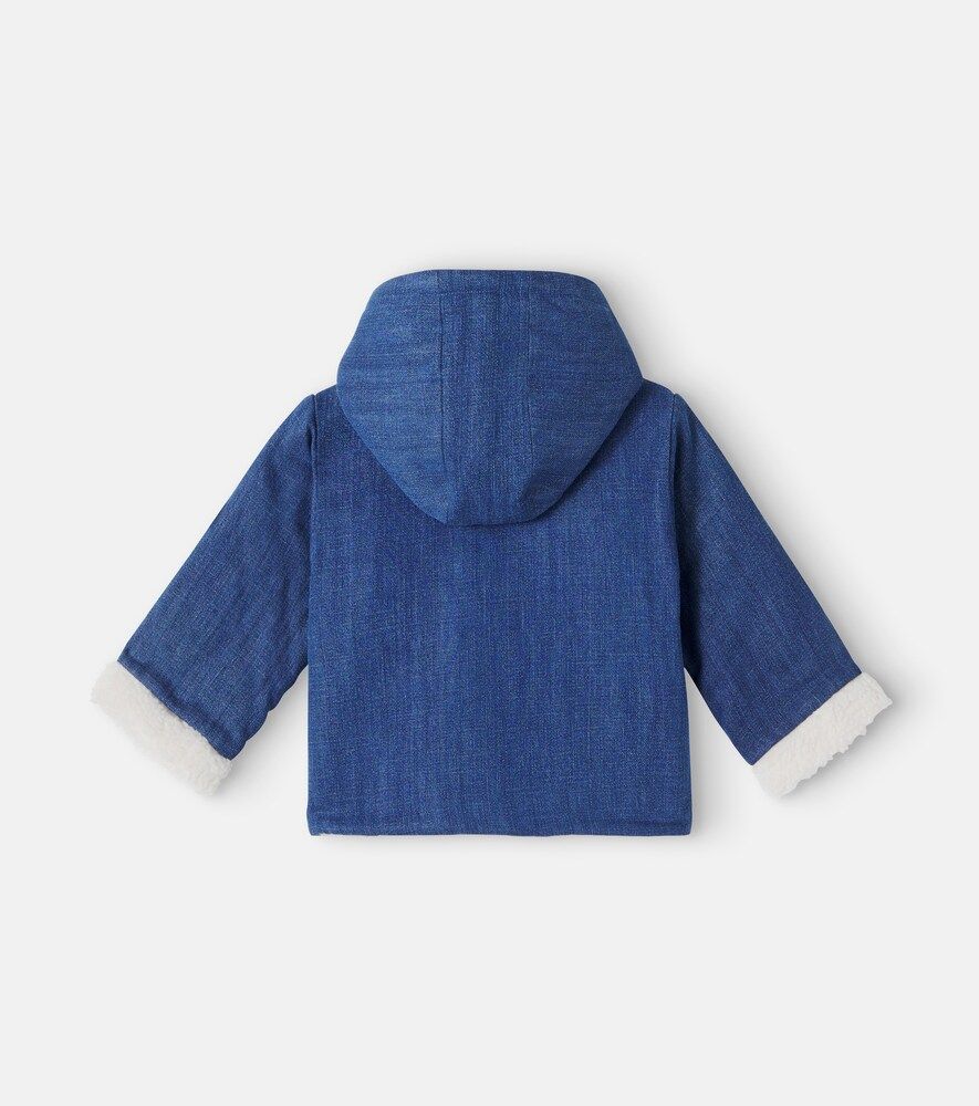 Bebé - chaqueta de denim en mezcla de algodón bordado - Louise Misha - Modalova