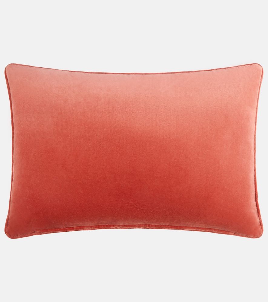 Cuscino in velluto di cotone con ricamo - Les-Ottomans - Modalova