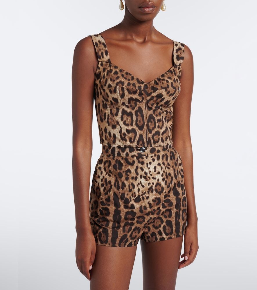 Shorts de algodón estampados - Dolce&Gabbana - Modalova