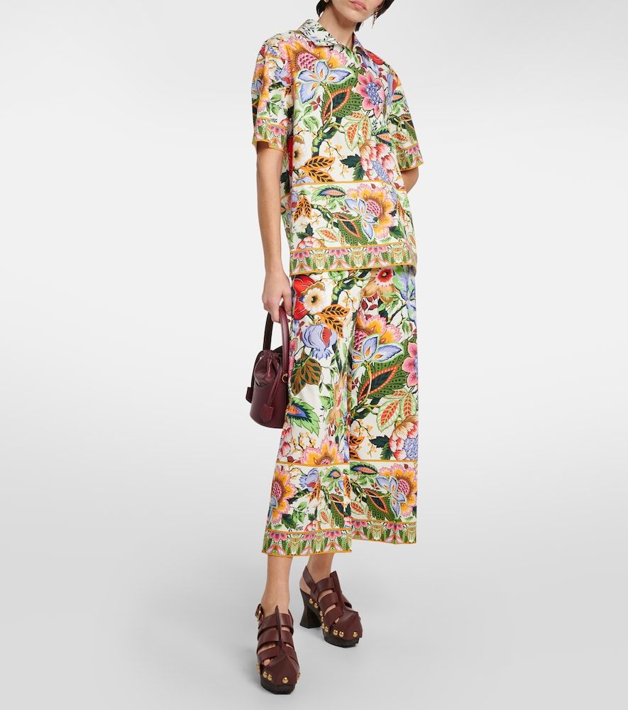 Pantalones culotte de algodón floral - Etro - Modalova