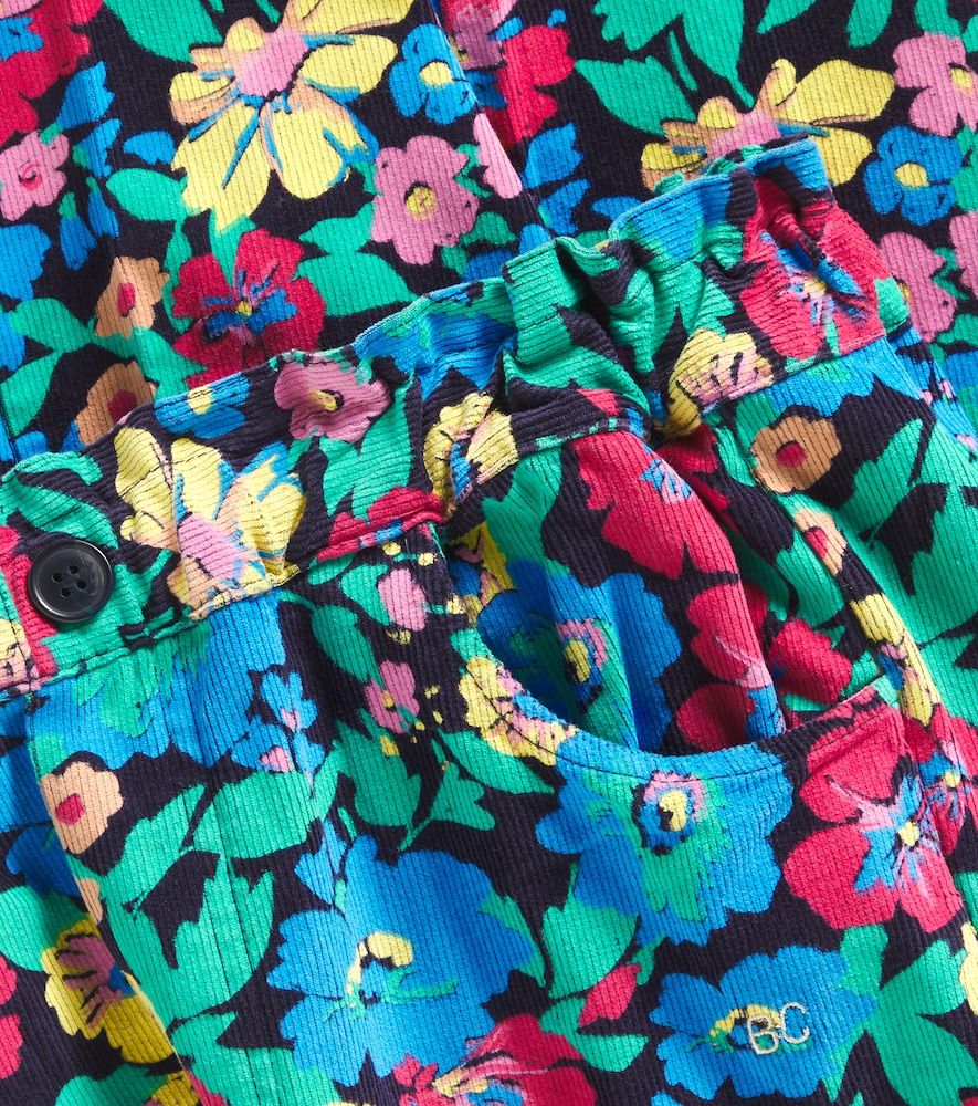 Pantalones Flower de pana de algodón - Bobo Choses - Modalova