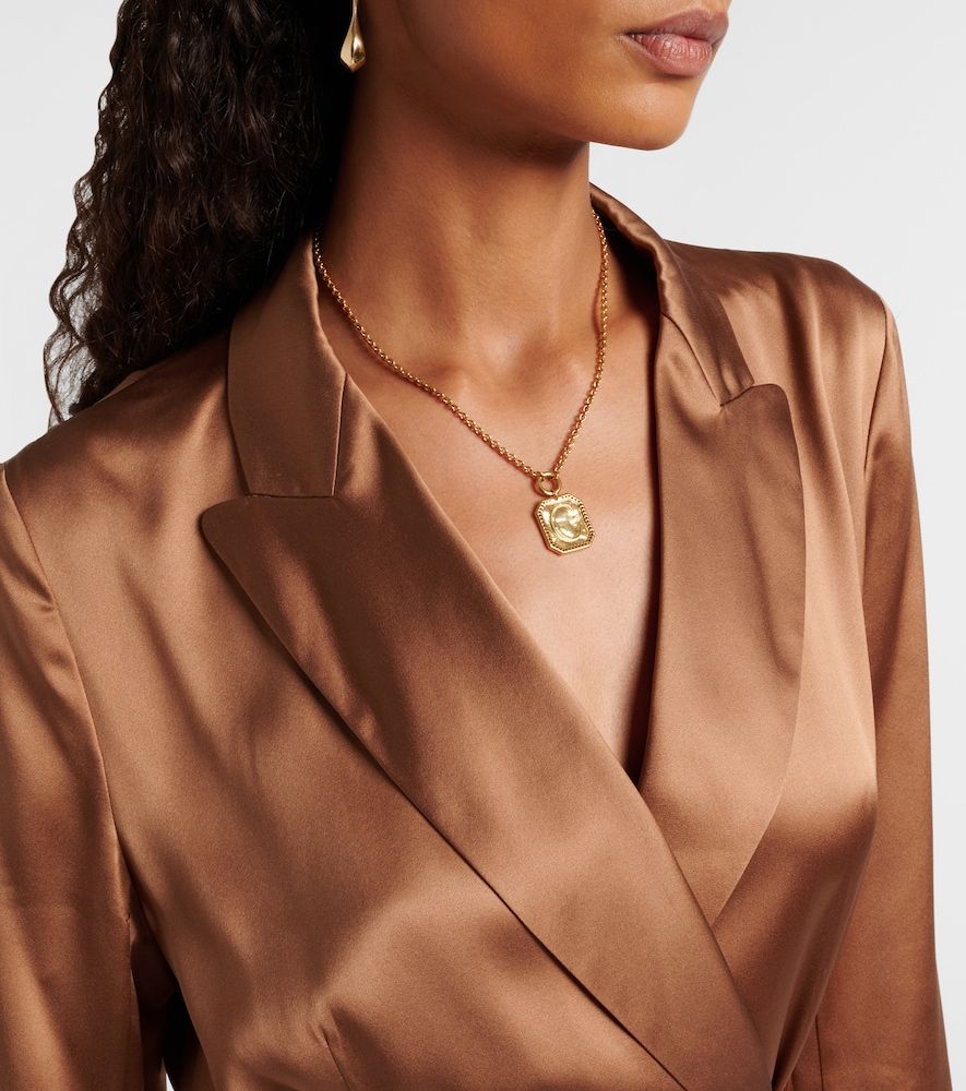 Archer double-breasted silk satin blazer - Joseph - Modalova
