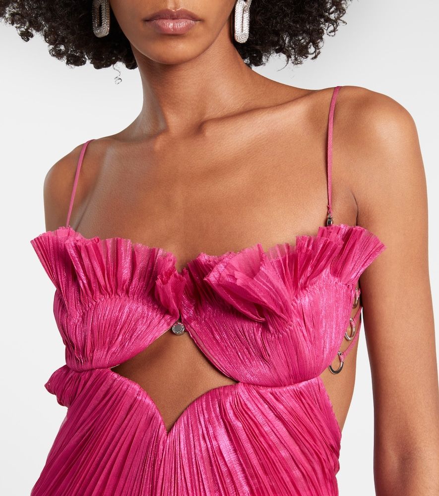 Lupita draped silk gown - Maria Lucia Hohan - Modalova