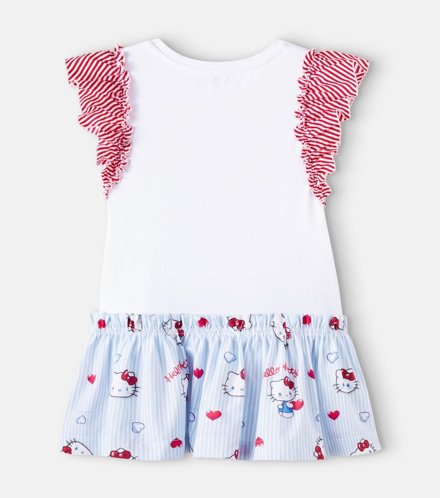 Vestido de jersey de algodón estampado - Monnalisa - Modalova