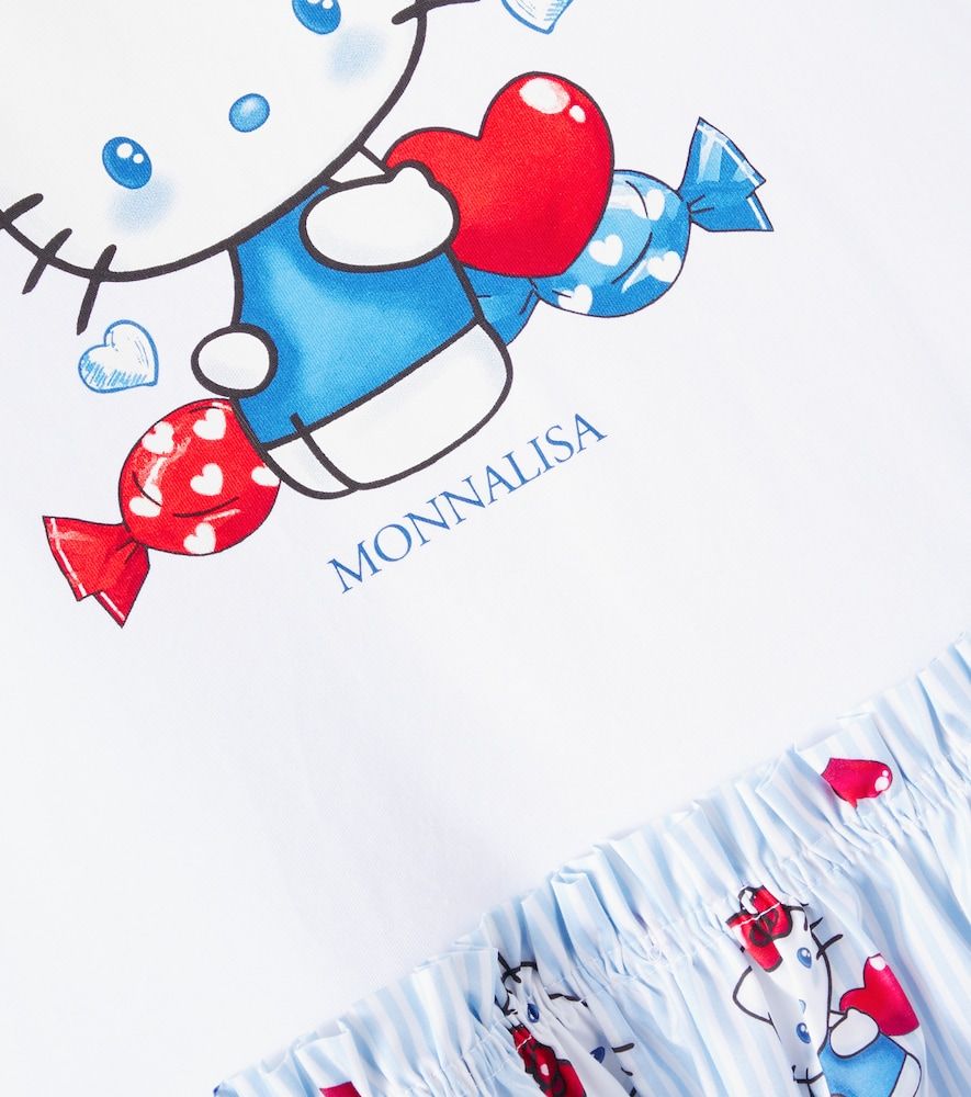 Vestido de jersey de algodón estampado - Monnalisa - Modalova