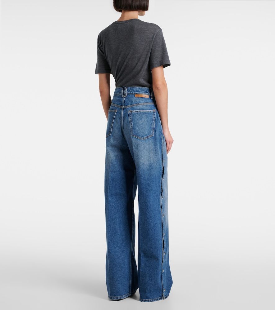 Mid-Rise Wide-Leg Jeans - Stella McCartney - Modalova