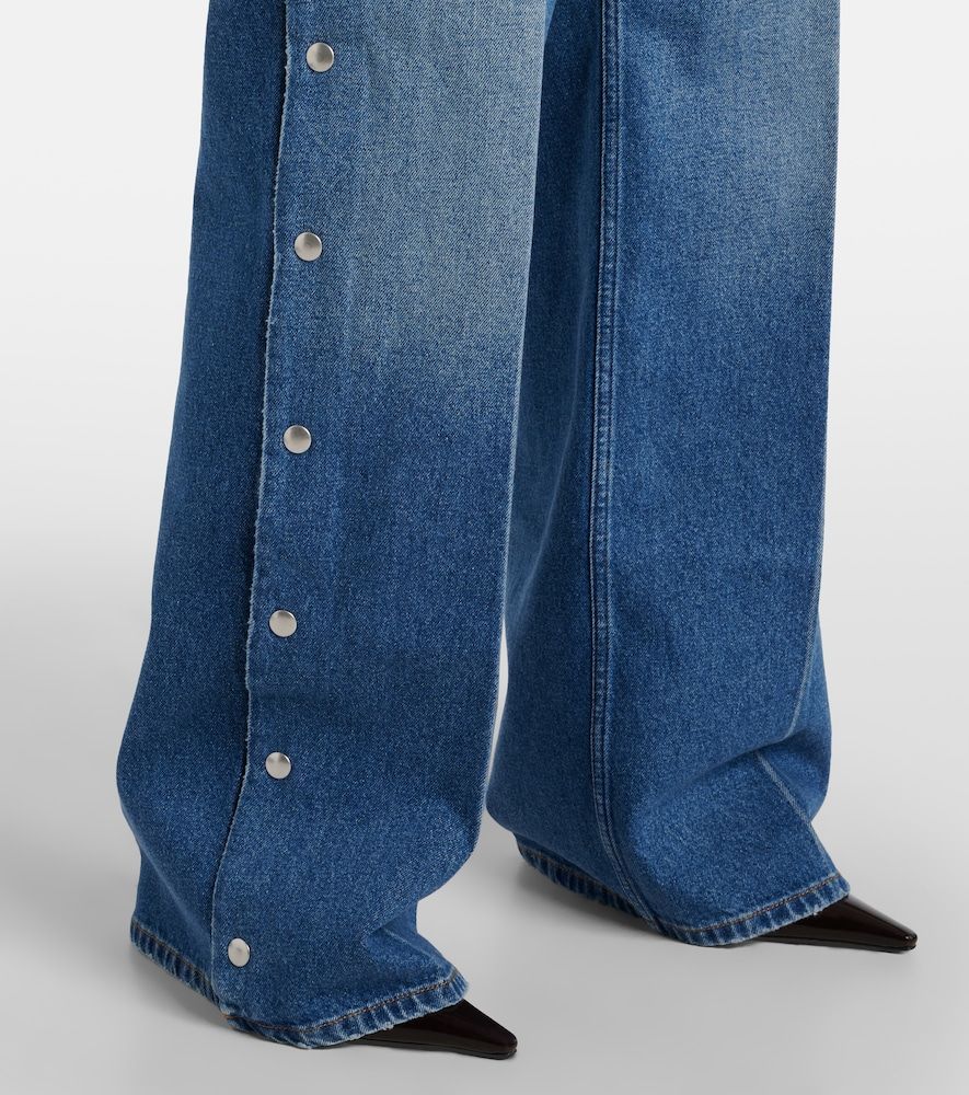 Mid-Rise Wide-Leg Jeans - Stella McCartney - Modalova