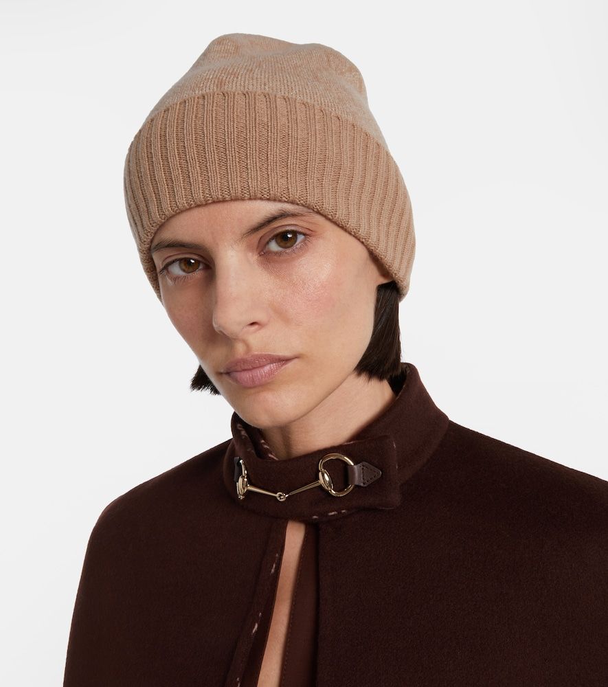 Gucci GG cashmere-blend lame beanie - Gucci - Modalova