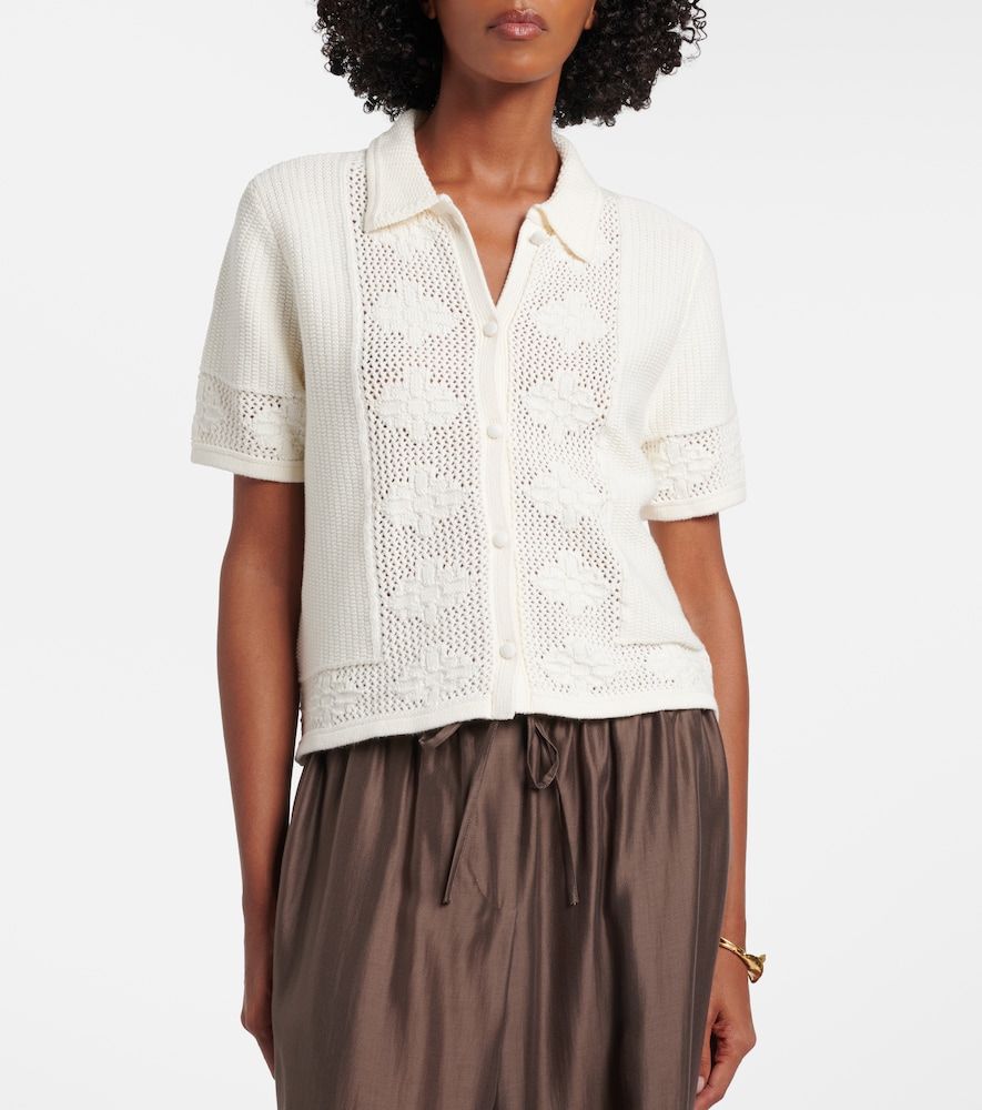 Top Rosemond in cotone e cashmere - Velvet - Modalova