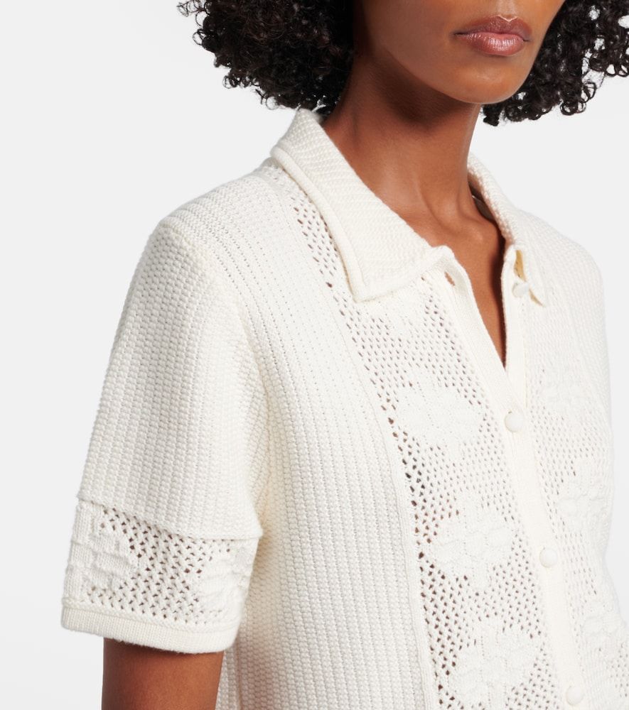 Top Rosemond in cotone e cashmere - Velvet - Modalova