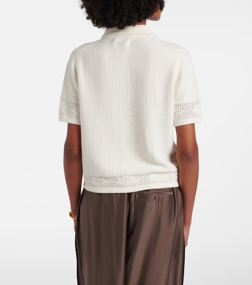 Top Rosemond in cotone e cashmere - Velvet - Modalova