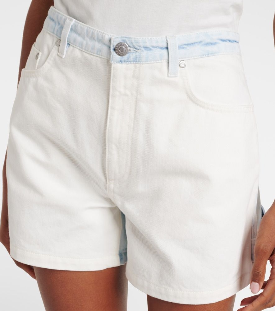 Shorts di jeans a vita media - Stella McCartney - Modalova