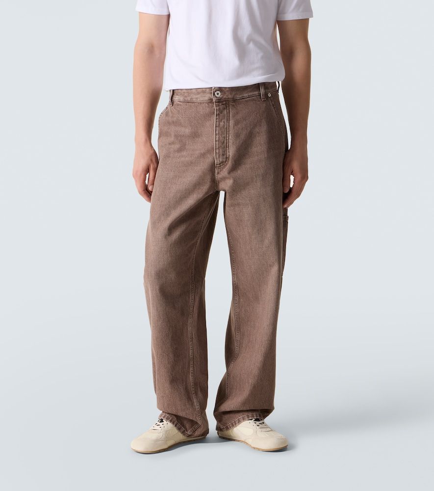 Jeans cargo a vita media - Bottega Veneta - Modalova