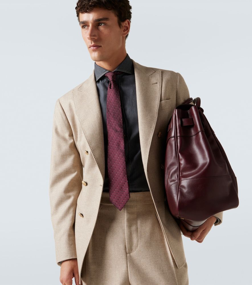 Cravatta in jacquard di seta - Brunello Cucinelli - Modalova