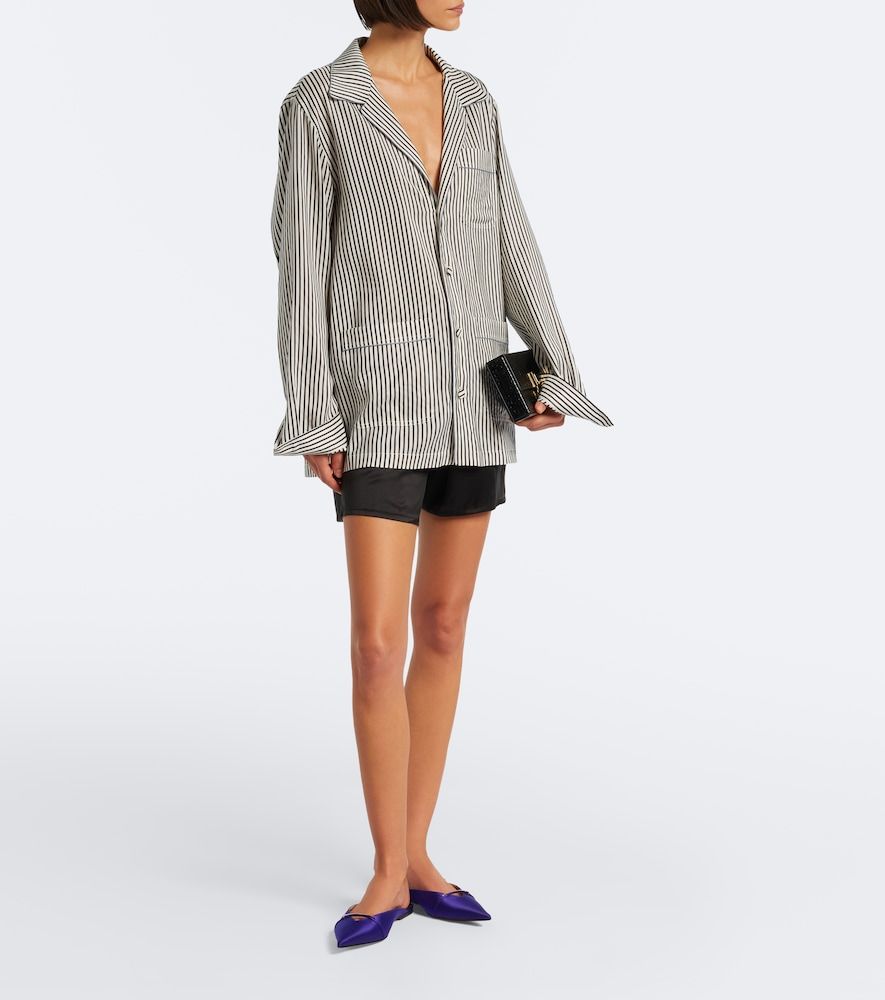 Shorts de pijama de satén de seda - Tom Ford - Modalova