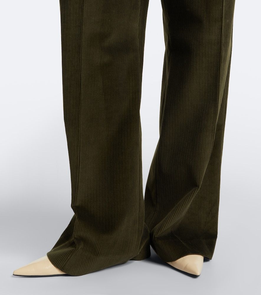 Róhe Pantalones anchos de pana de algodón plisados - Rohe - Modalova