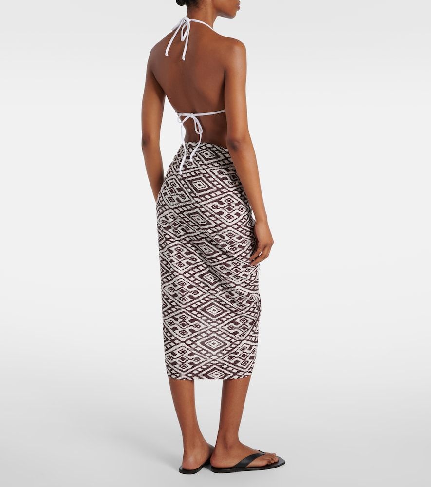 Pareo printed beach cover-up - Melissa Odabash - Modalova