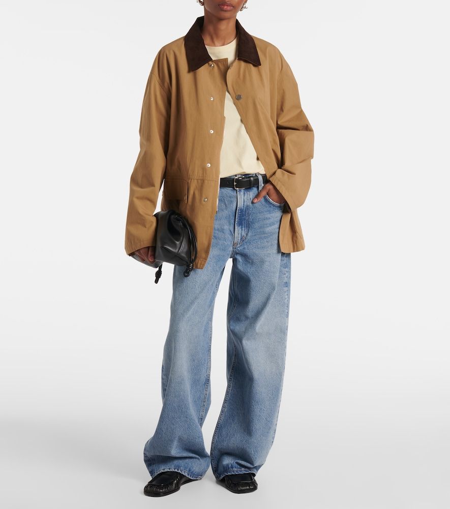Jeans a gamba larga Low Curve a vita media - Agolde - Modalova