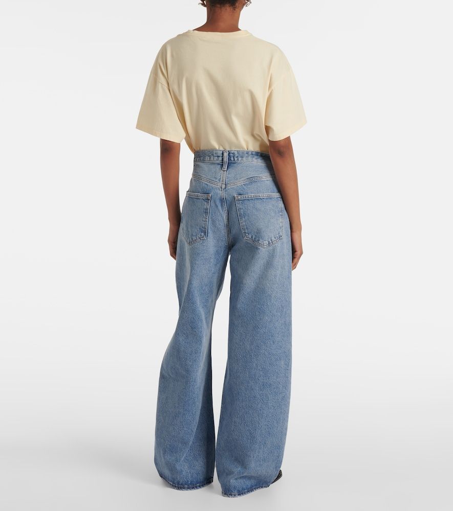 Jeans a gamba larga Low Curve a vita media - Agolde - Modalova