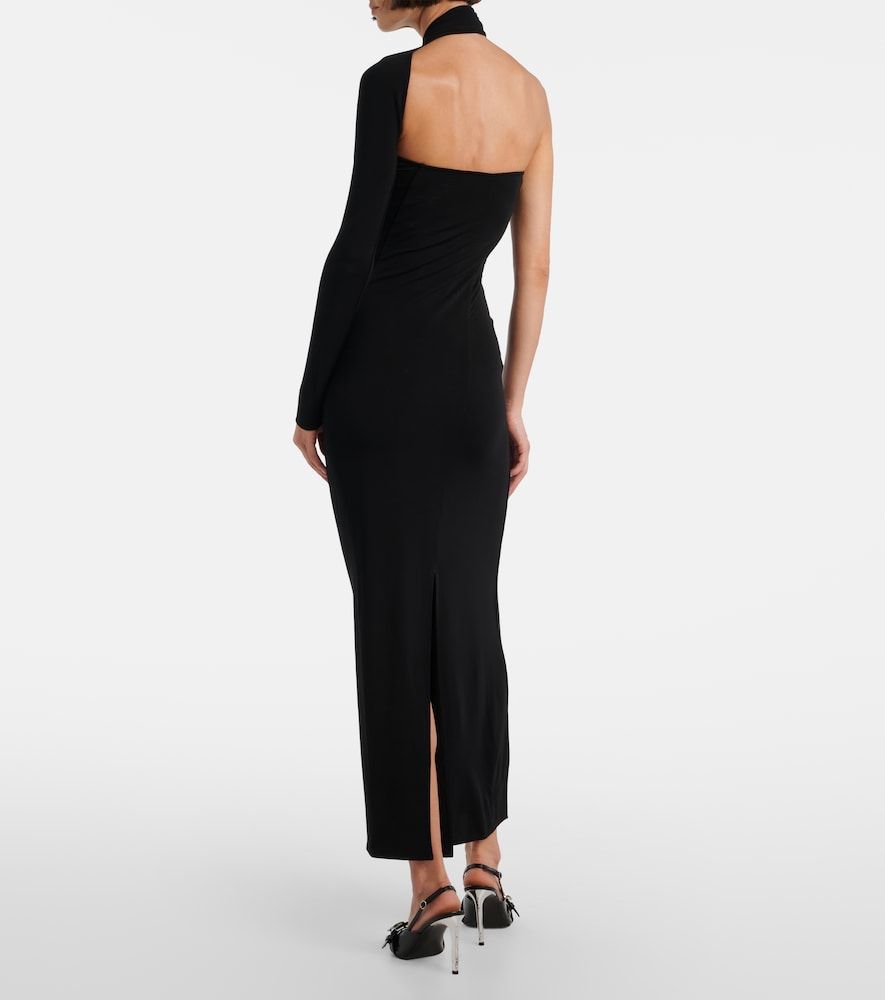 Courrèges Abito lungo monospalla in crêpe - Courreges - Modalova