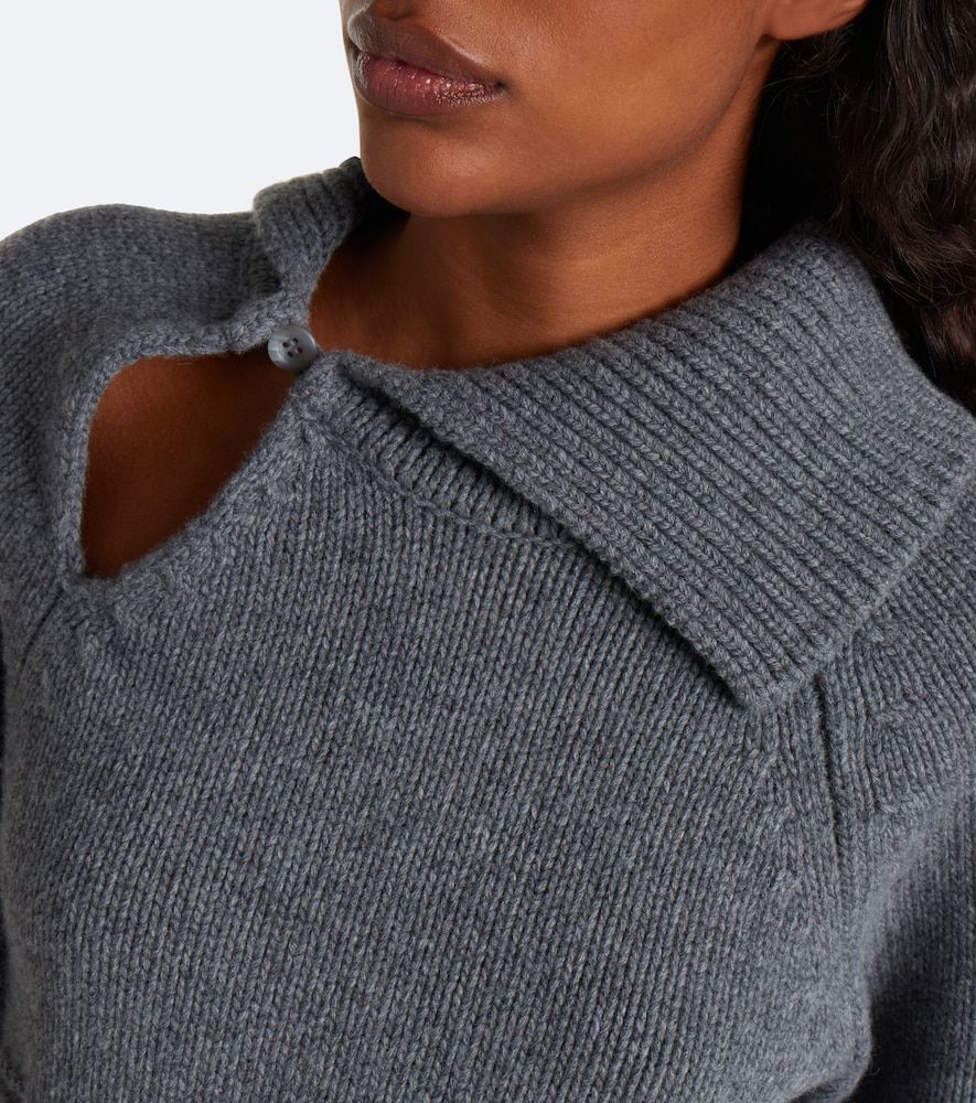 Asymmetric virgin wool sweater - Victoria Beckham - Modalova