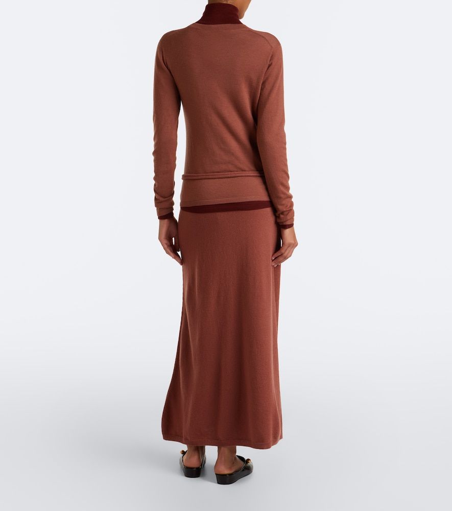 Knitted cashmere maxi skirt - Max Mara - Modalova