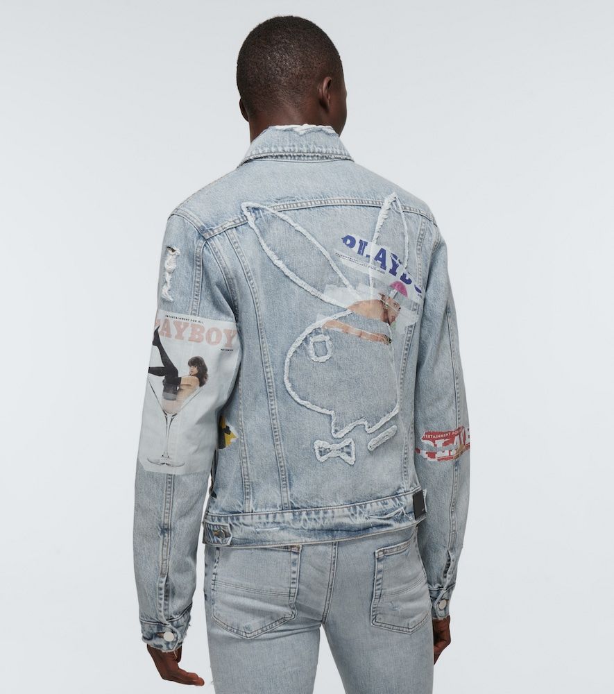 Amiri Playboy denim trucker jacket - Amiri - Modalova