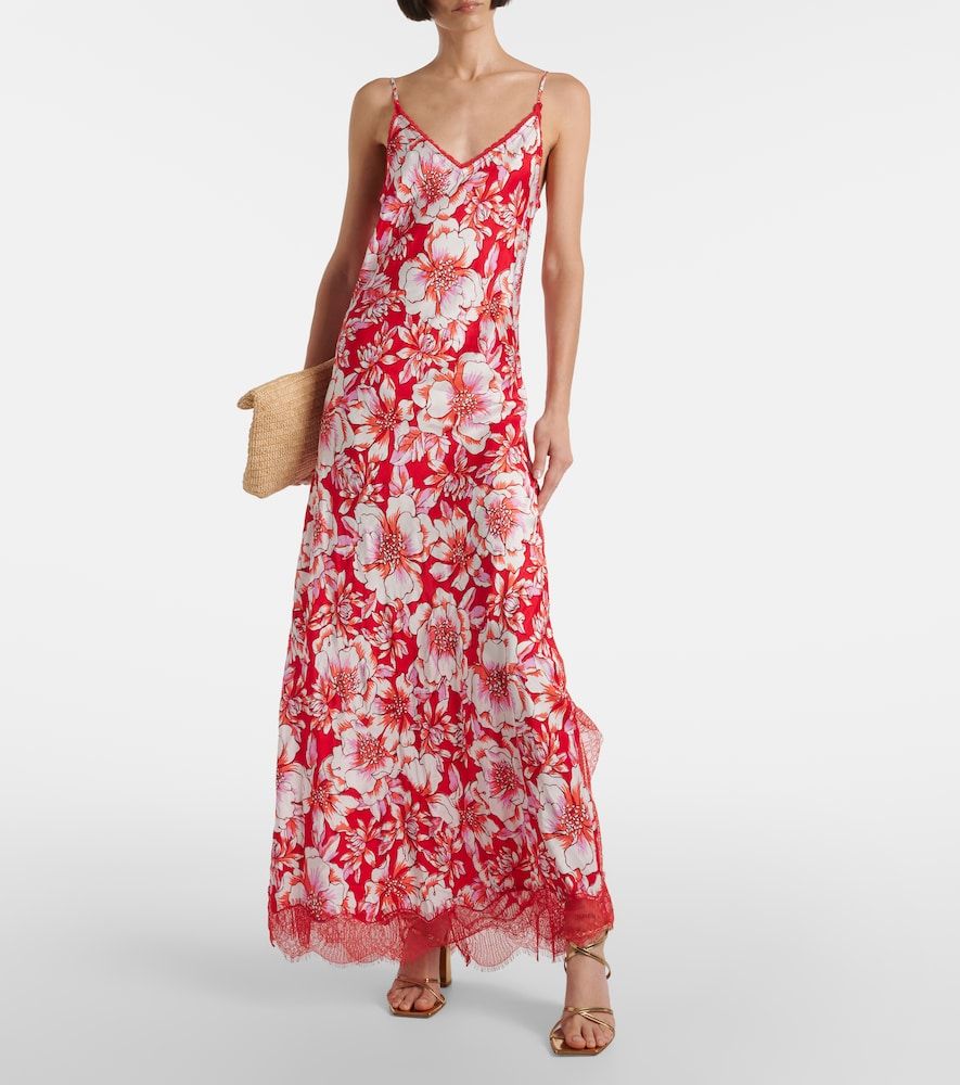 Lucia printed midi dress - Poupette St Barth - Modalova