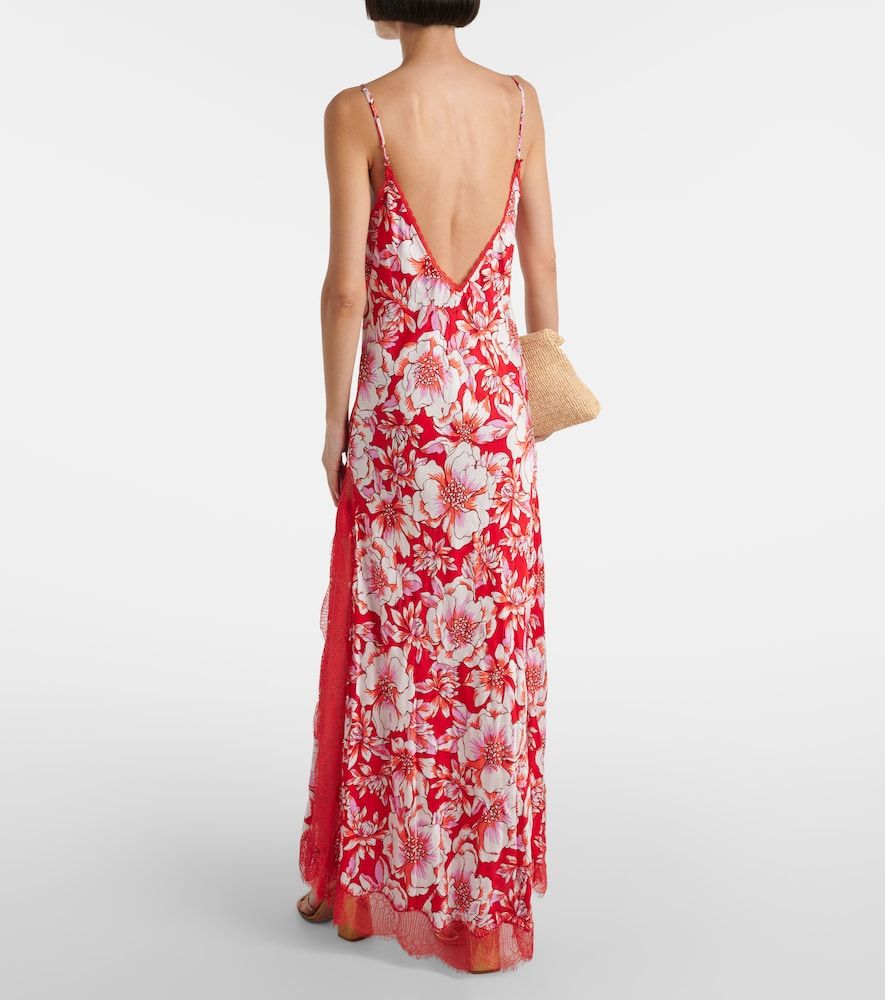 Lucia printed midi dress - Poupette St Barth - Modalova