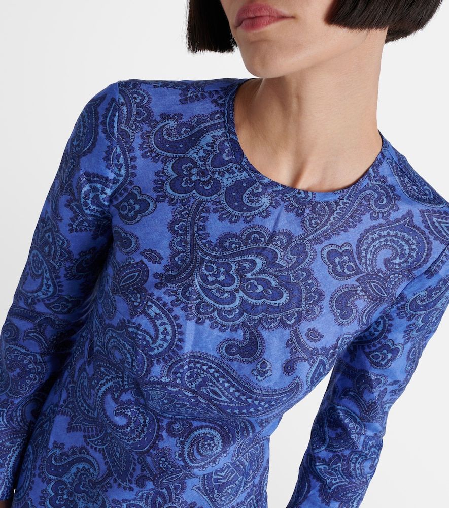 Vestido largo Ottie Bias de lino con paisley - Zimmermann - Modalova