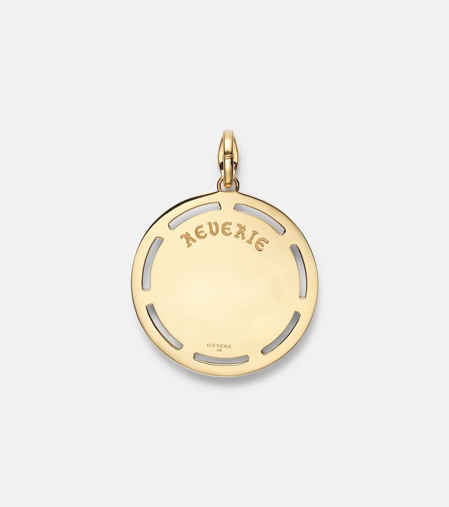 Colgante Reverie Oversized de oro de 18 ct con diamantes - FoundRae - Modalova