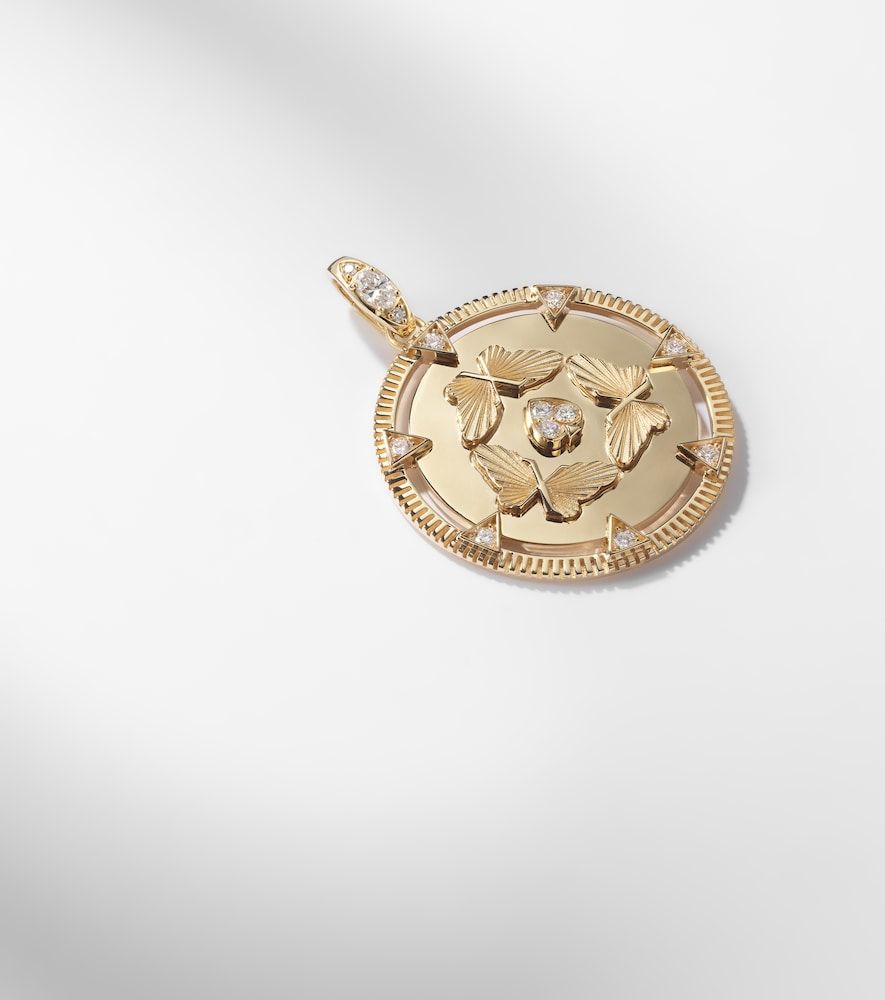 Colgante Reverie Oversized de oro de 18 ct con diamantes - FoundRae - Modalova