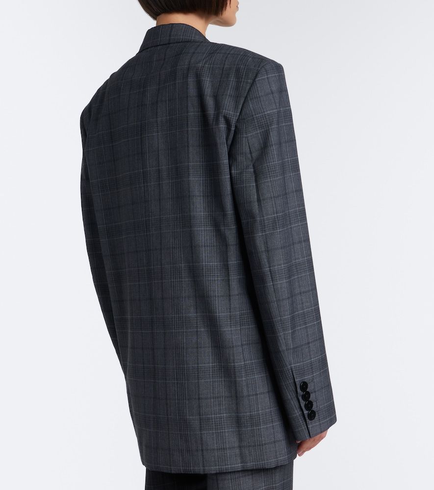 Gucci Oversized checked wool blazer - Gucci - Modalova