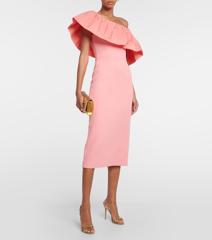 Brittany one-shoulder midi dress - Rebecca Vallance - Modalova