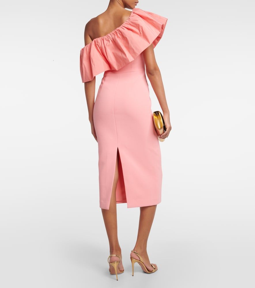 Brittany one-shoulder midi dress - Rebecca Vallance - Modalova