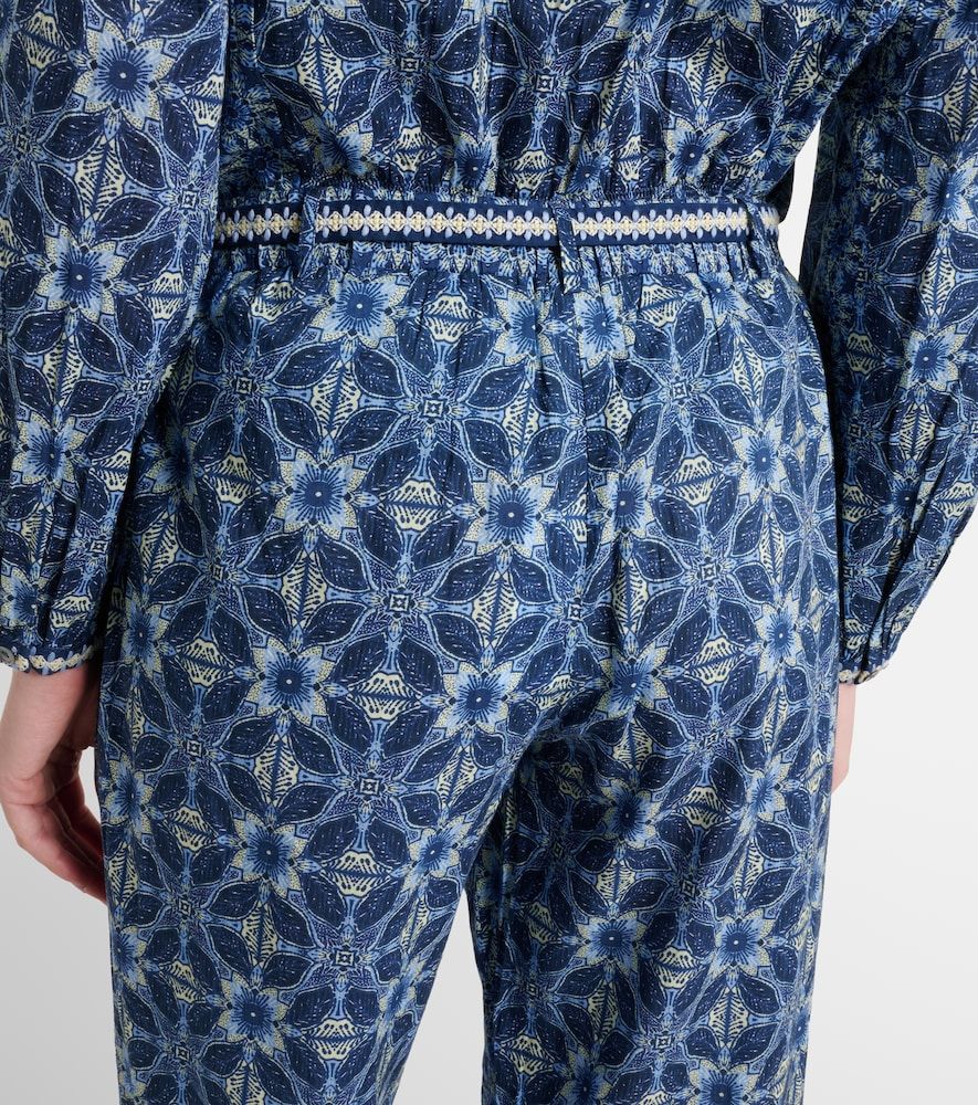 Pantalones anchos Kendra de algodón estampados - Velvet - Modalova