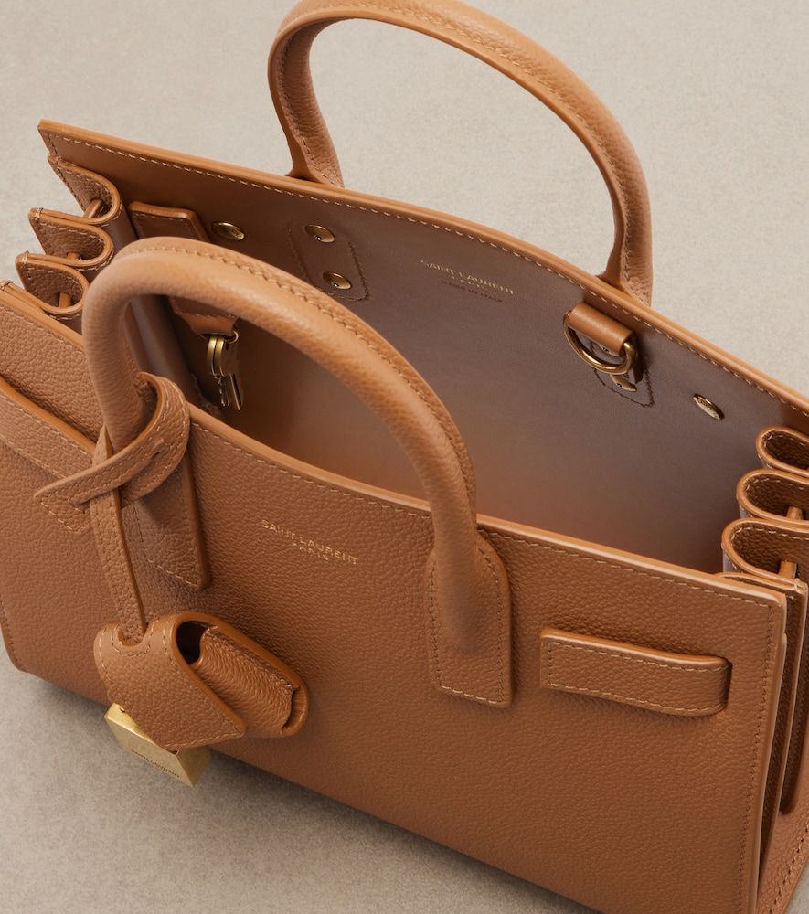 Sac De Jour Nano leather tote - Saint Laurent - Modalova