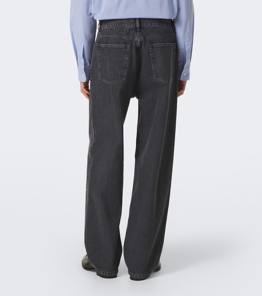 Jeans a gamba larga e vita media - Jil Sander - Modalova