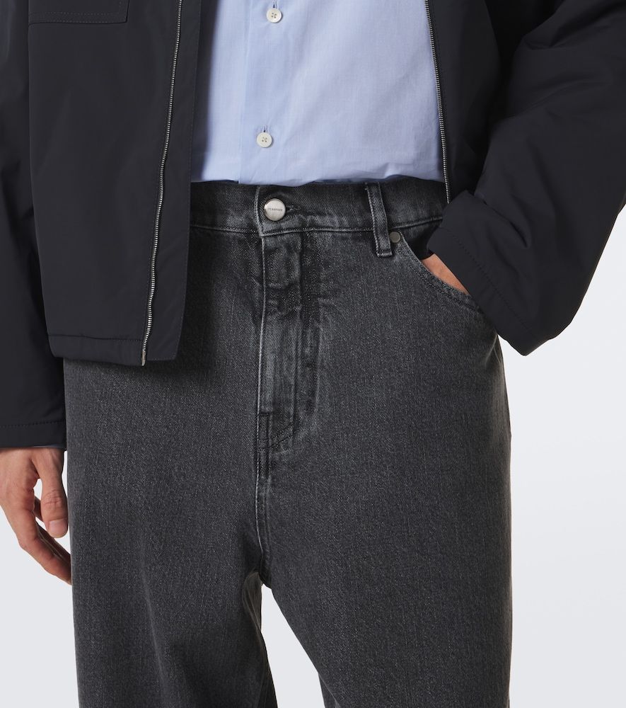Jeans a gamba larga e vita media - Jil Sander - Modalova