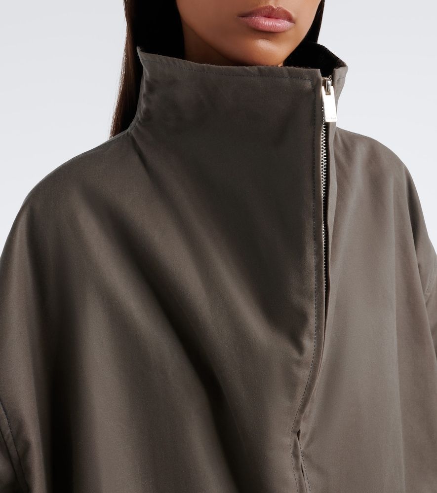 Beschichtete Jacke aus Baumwolle - Toteme - Modalova