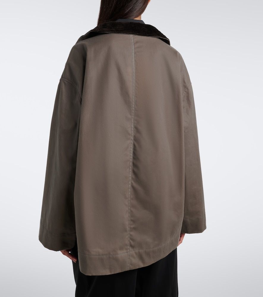 Beschichtete Jacke aus Baumwolle - Toteme - Modalova