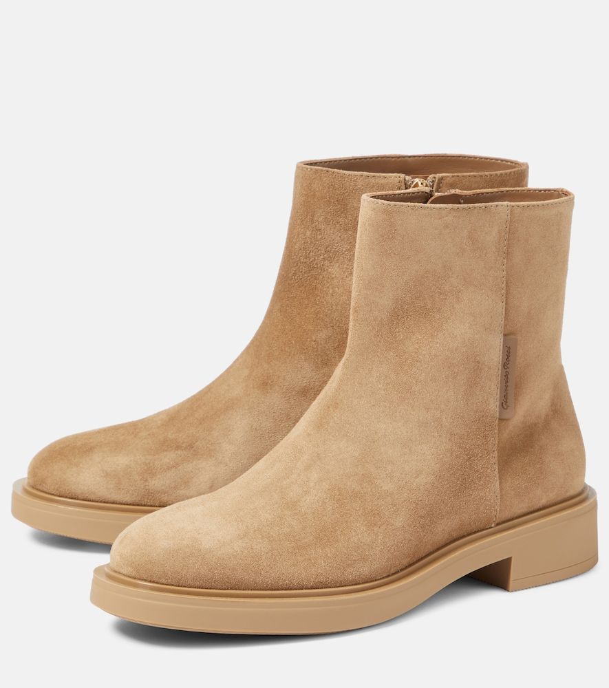 Lexington suede ankle boots - Gianvito Rossi - Modalova