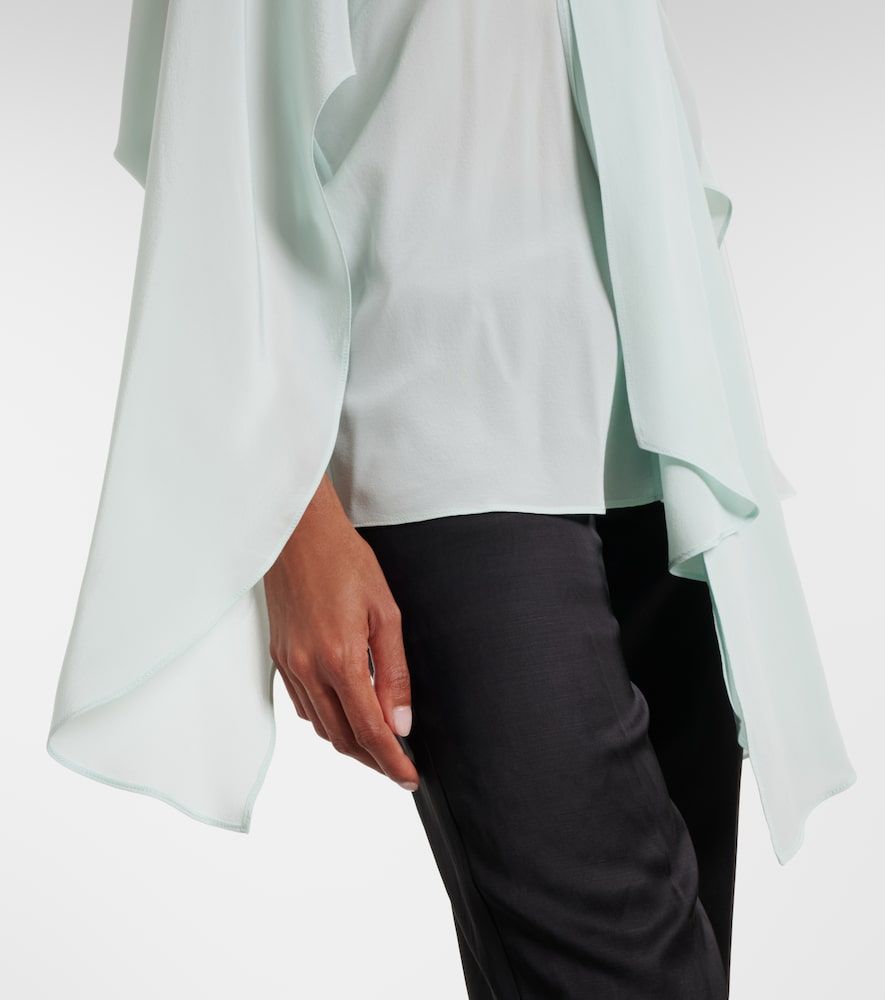 Tie-neck silk blouse - Stella McCartney - Modalova