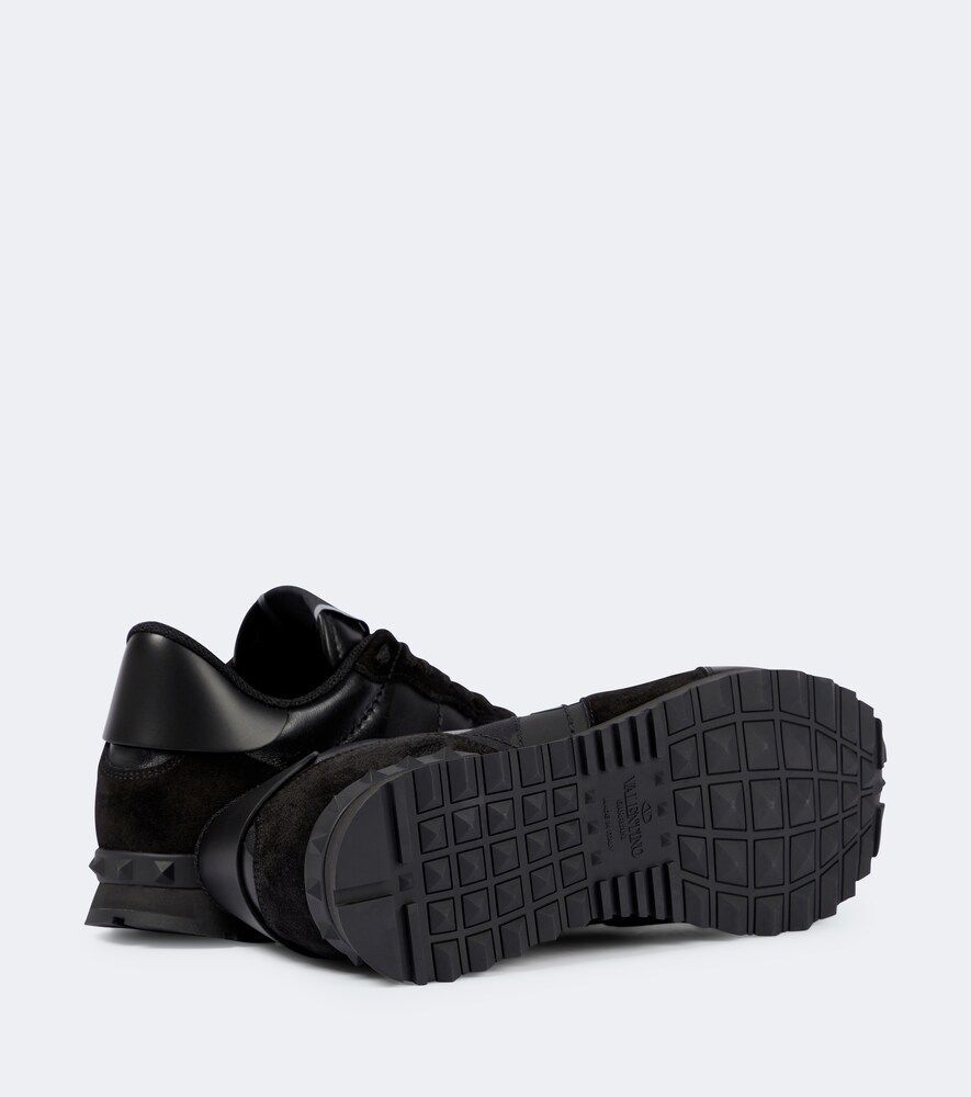 Zapatillas Rockrunner de piel - Valentino Garavani - Modalova