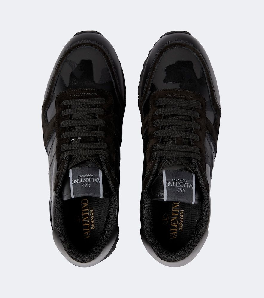 Leather Rockrunner sneakers - Valentino Garavani - Modalova